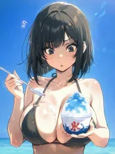 海辺のかき氷屋さん·チャレンジ の投稿作品