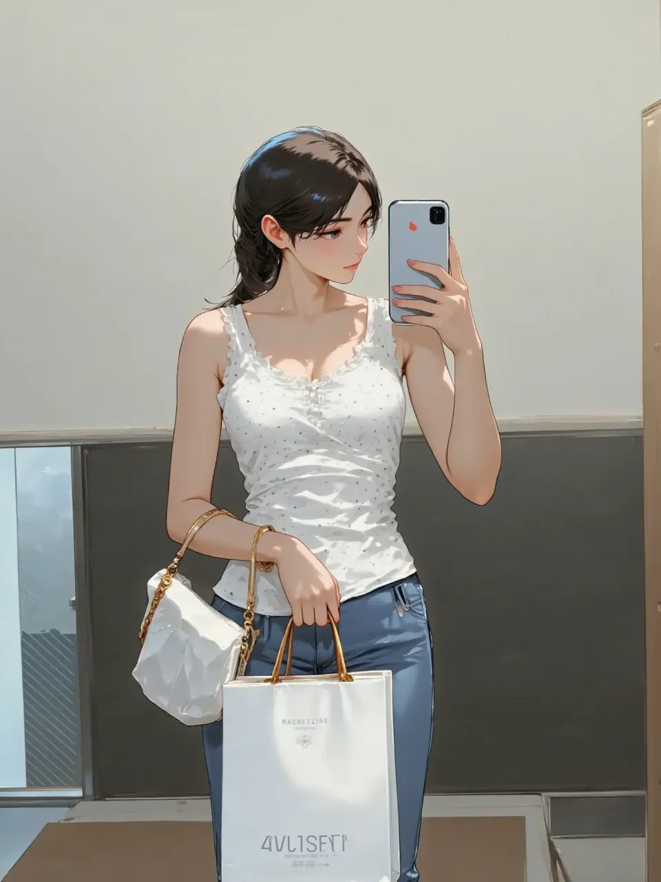 今日の服装を撮っておこう