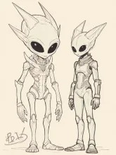 Alien civilization — 詩☕さんのAIイラスト