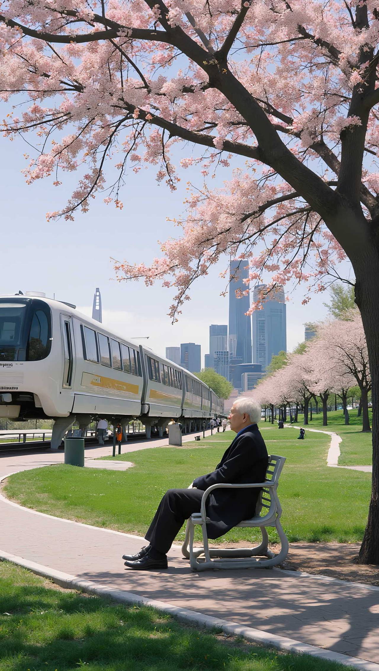 Tranquility under Sakura