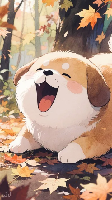 秋色の笑顔