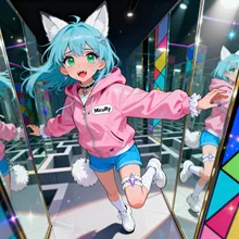【TAO-FU】Mirror maze — MicuRy.さんのAIイラスト