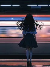「なんでこの駅に止まらないのよ、、」