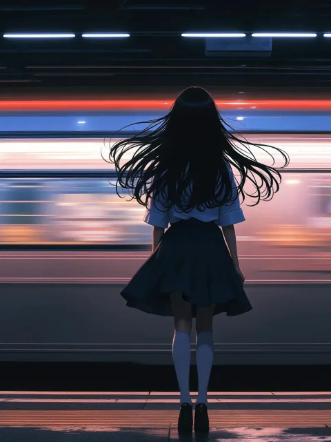 「なんでこの駅に止まらないのよ、、」