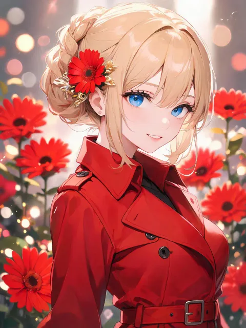 赤のコート