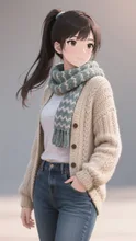生成チャレンジ第167弾·編み物のファッション の投稿作品