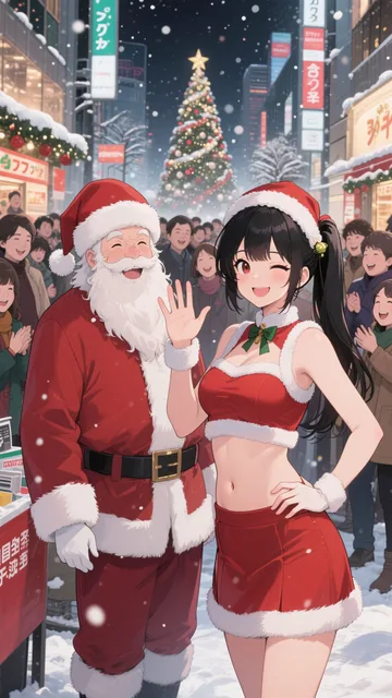2人のサンタクロース