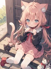 なに..見てるの...? — hina._さんのAIイラスト