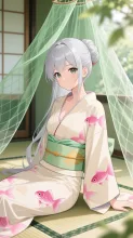 S　網目の向こうの涼風