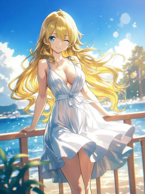 A fanciful and cute anime… - 昼 vs 夜