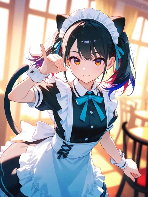 メイド喫茶デビューの夕方