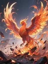 画像生成チャレンジ·火の鳥 の投稿作品