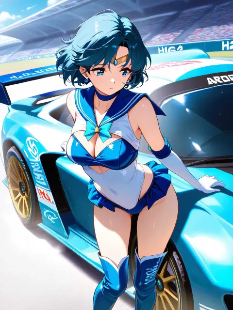 マーキュリー風レースクイーン