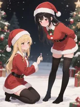 サンタさんからのクリスマス♡プレゼント💍② — 百合ユーリさんのAIイラスト