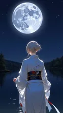 月下の銀瞳