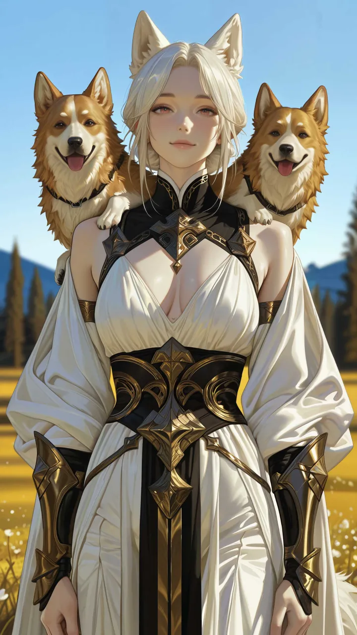 犬派 軽々しくのる2匹