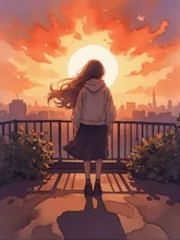 彼女を待つ夕暮れ？なんやそれ！
