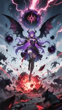 魔界の魔神女王VS魔界獣