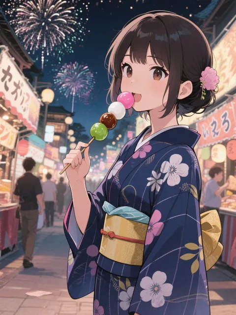 花より団子♪