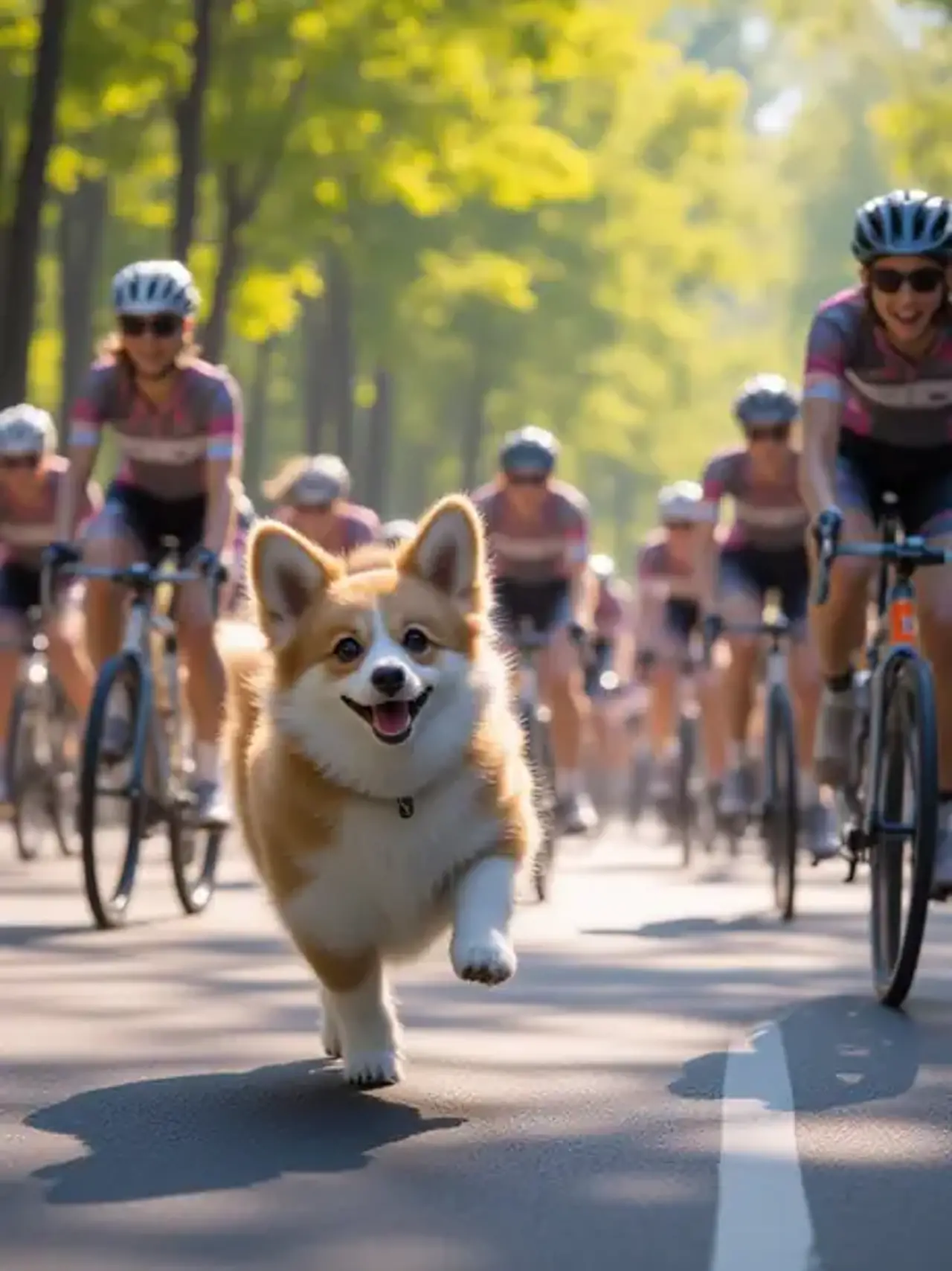 - When the cute dog meets the exciting cycling sport, this s…
