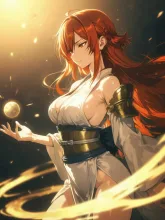 戦巫女 — そばかすさんのAIイラスト