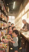 駄菓子屋の午後·今宵チャレンジ の投稿作品