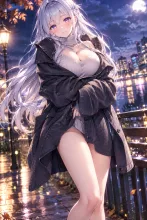 借りた上着·肌寒い夜に の投稿作品