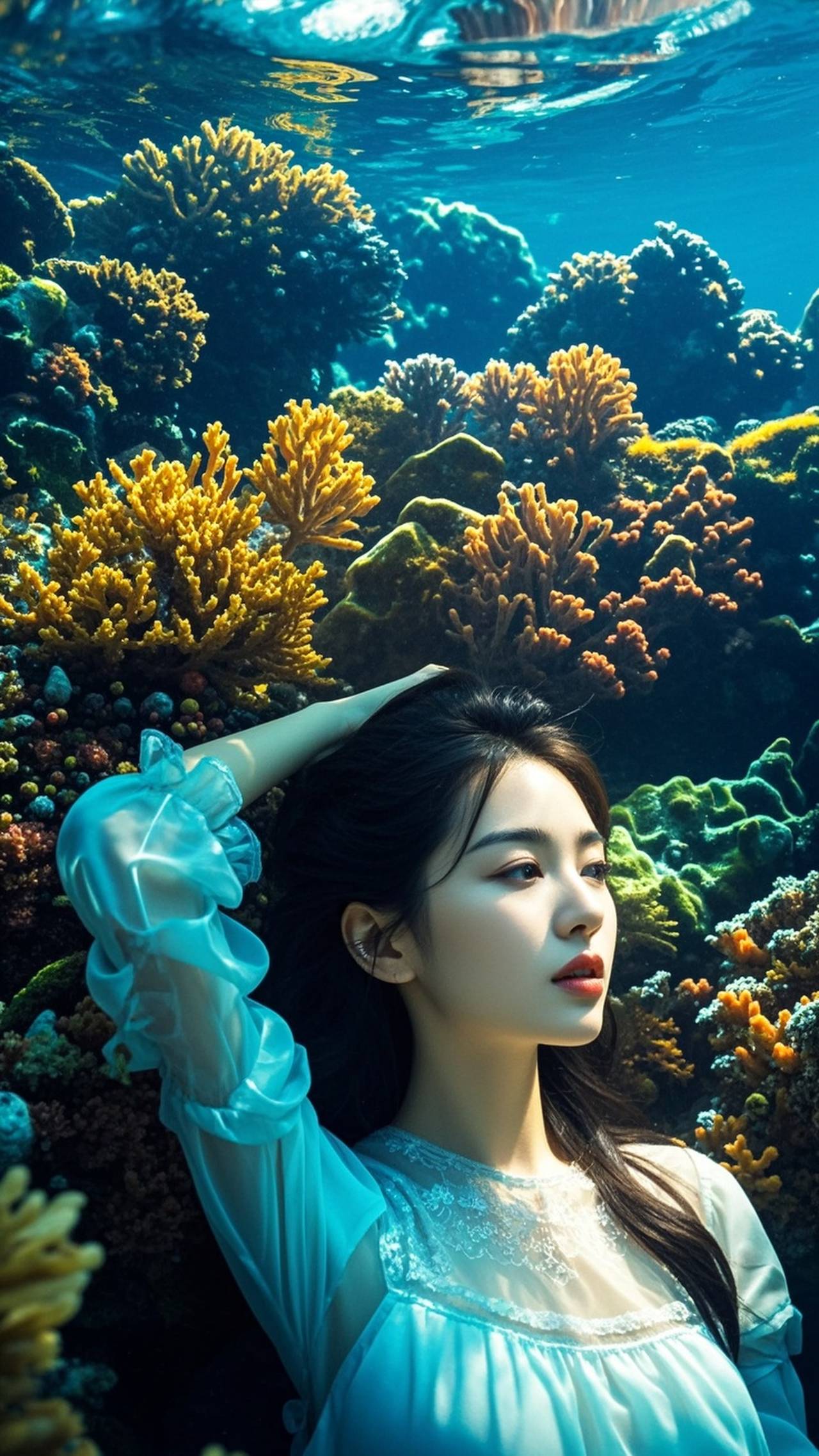 水中？