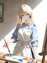 女流画家·キャンバスに宿る情熱 の投稿作品