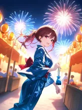 夏祭り! — お茶さんのAIイラスト