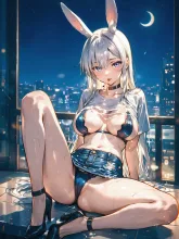 満月の夜に — たろーさんのAIイラスト