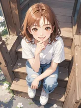 sweaty girl