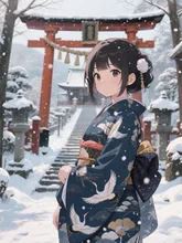 初雪②