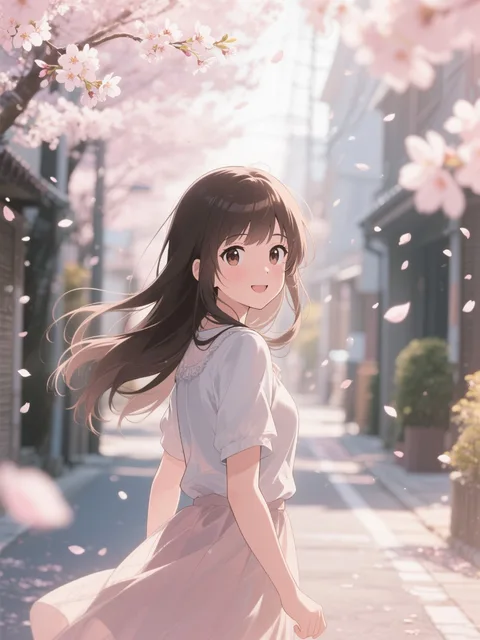 a super cute anime girl… - 運命みたいな出会い