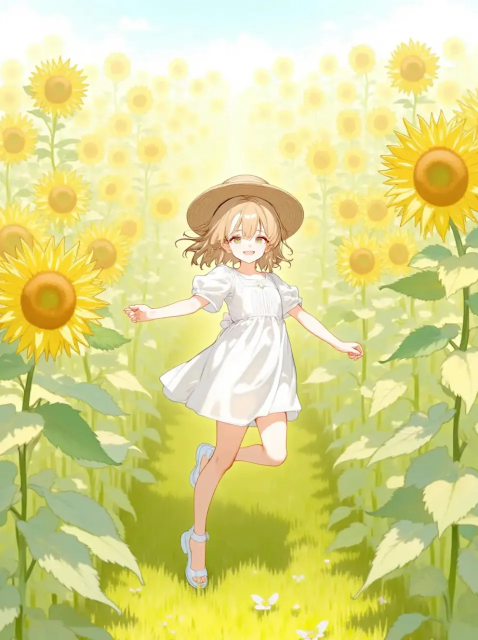 ひまわり迷路