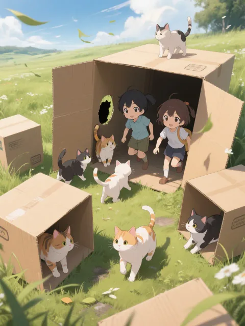 草原イラスト