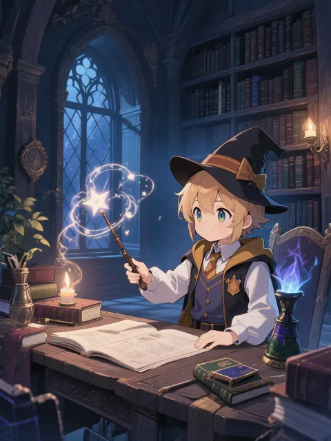 小さな魔法使いの修行