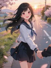 春の帰り道·今宵チャレンジ の投稿作品