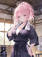 練習後の女の子