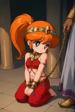ｱﾗﾋﾞｱﾝ･ﾅｲﾄ･ﾗﾙ､奴隷のｷｬﾛﾝ — 少女ｱﾗﾋﾞｱﾝ･ﾅｲﾄ愛好会さんのAIイラスト