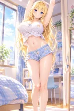 背伸び·服がずり上がる の投稿作品