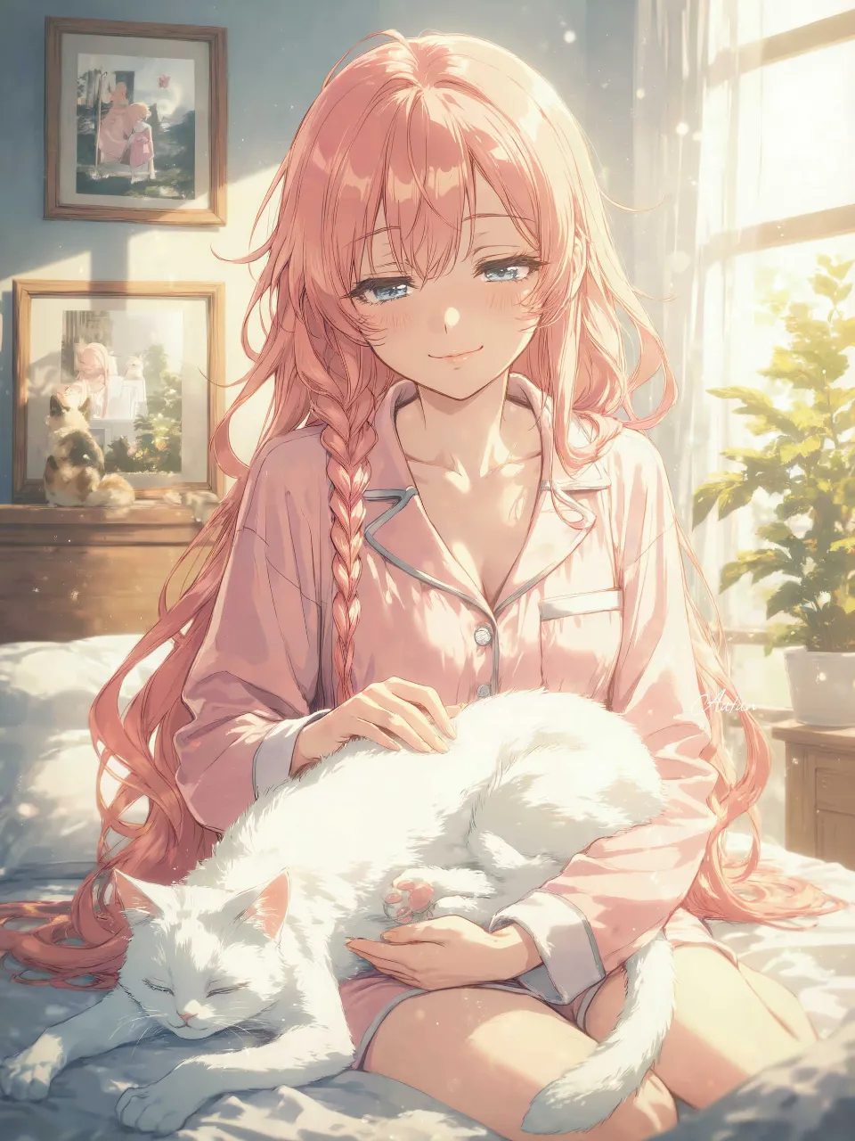 まだ寝てるのね — 亜婭TANさんのAIイラスト
