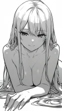 ガッツリと影が(泣) — 線画イラストのAIイラスト|SUPPART