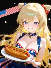 ホットドッグ一本、おまち！