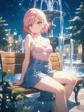 噴水広場のきらめき③