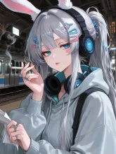 ヘッドホン·好きな曲で夜を閉じる の投稿作品