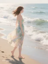 波打ち際が好き