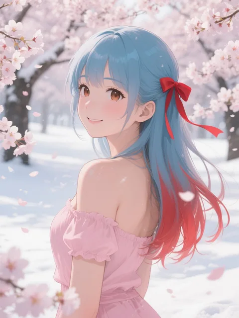 風に揺れる景色、雪乃