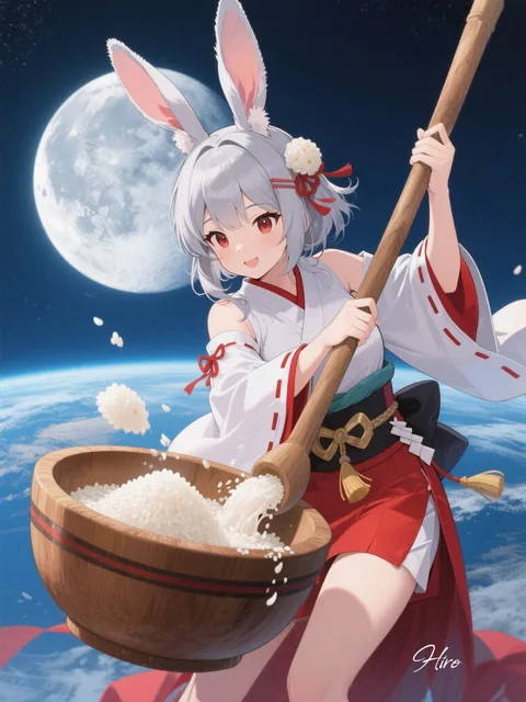 餅つき