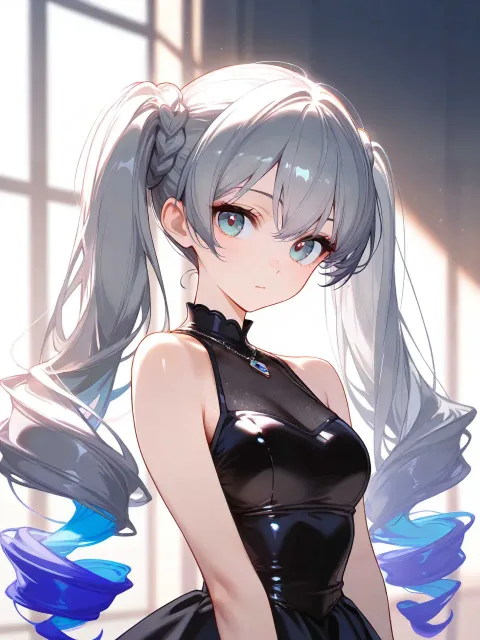 グレーとブルー